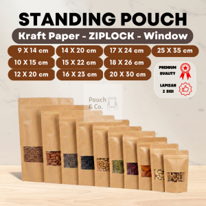 Standing Pouch Kraft Paper Brown